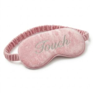 KATSEYE: "Touch" Pink Velvet Sleep Mask